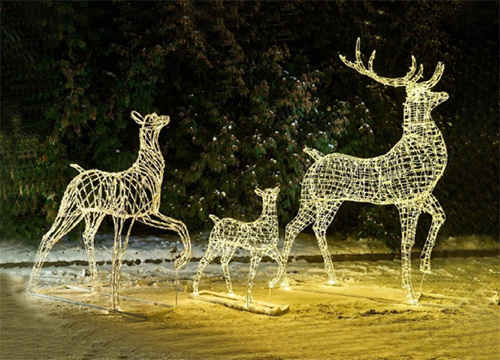 Светодиодные фигуры животных в Комсомольске-на-Амуре